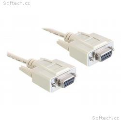 Delock - Null modem kabel - DB-9 (F) do DB-9 (F) -