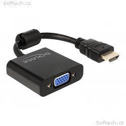 Delock - Video adaptér - HD-15 (VGA) se zdířkami (