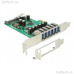 Delock PCI Express Card > 6 x extern + 1 x intern 