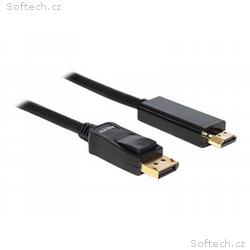 Delock - Kabel adaptéru - DisplayPort s piny (male