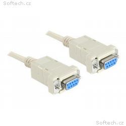 Delock - Null modem kabel - DB-9 (F) do DB-9 (F) -