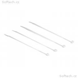 Delock - Kabelová stahovací páska - 10 cm - průhle