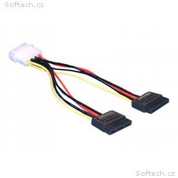 Delock Adaptér napájení z Molex 4-pin na 2x SATA 1