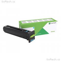 Lexmark - Azurová - originální - kazeta s barvivem