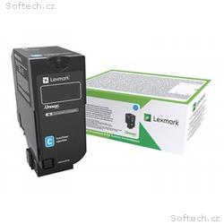 Lexmark - Azurová - originální - kazeta s barvivem
