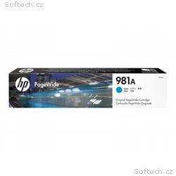 HP 981A - 70 ml - azurová - originální - PageWide 