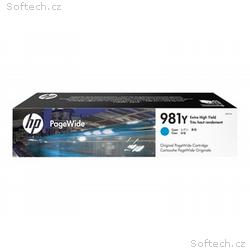 HP 981Y - 185 ml - Extra vysoká výtěžnost - azurov
