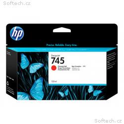 HP 745 - 130 ml - chromová červená - originální - 