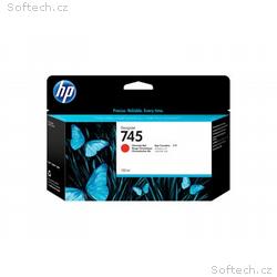 HP 745 - 130 ml - chromová červená - originální - 