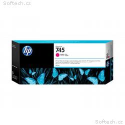 HP 745 - 300 ml - Vysoká kapacita - purpurová - or