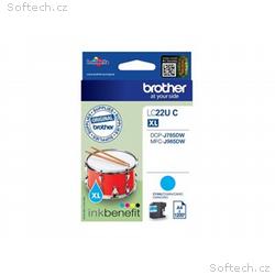 Brother LCLC22UC - XL - azurová - originální - ink