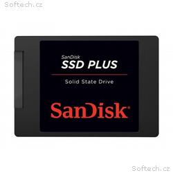 Sandisk Plus, 480GB, SSD, 2.5", SATA, Černá, 3R