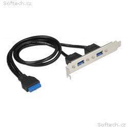 Delock Slot bracket - Panel USB - USB typ A (F) do