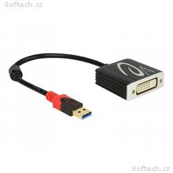 Delock - Externí video adaptér - USB 3.0 - DVI - č