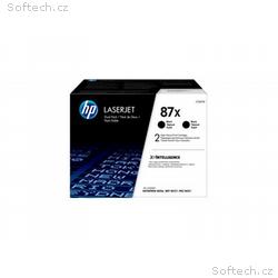HP 87X - 2-balení - Vysoká výtěžnost - černá - ori