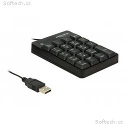 Delock - Klávesnice - USB - černá - maloobchod