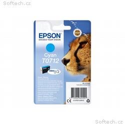 Epson T0712 - 5.5 ml - azurová - originální - blis
