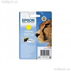Epson T0714 - 5.5 ml - žlutá - originální - inkous
