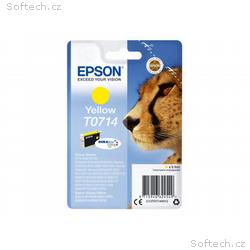Epson T0714 - 5.5 ml - žlutá - originální - blistr