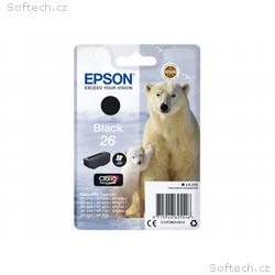 Epson 26 - 6.2 ml - černá - originální - blistr s 