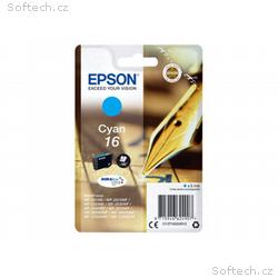 Epson 16 - 3.1 ml - azurová - originální - blistr 