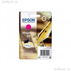 Epson 16 - 3.1 ml - purpurová - originální - blist