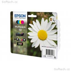 Epson 18 Multipack - 4-balení - 15.1 ml - černá, ž