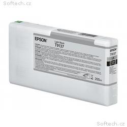 Epson T9137 - 200 ml - světle černý - originální -