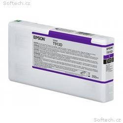 Epson T913D - 200 ml - fialová - originální - inko