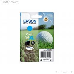 Epson 34XL - 10.8 ml - XL - azurová - originální -