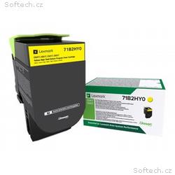 Lexmark X417 - Vysoká výtěžnost - žlutá - originál