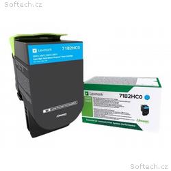 Lexmark X417 - Vysoká výtěžnost - azurová - origin