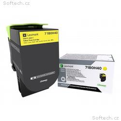 Lexmark X417 - Vysoká výtěžnost - žlutá - originál