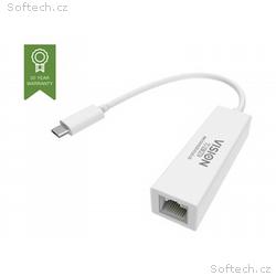 Vision TC-USBCETH - Síťový adaptér - USB-C - 1GbE 