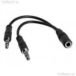 StarTech.com 3.5mm 4 Position to 2x 3 Position 3.5