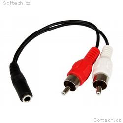 StarTech.com 6in RCA to 3.5mm Female Cable - Audio