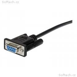 StarTech.com 0.5m Black Straight Through DB9 RS232