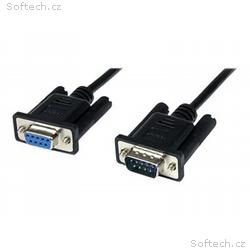 StarTech.com 1m Black DB9 RS232 Serial Null Modem 