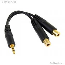StarTech.com 6 in. 3.5mm Audio Splitter Cable - St