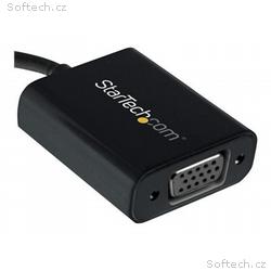 StarTech.com USB-C to VGA Adapter - Black - 1080p 