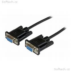StarTech.com 1m Black DB9 RS232 Serial Null Modem 