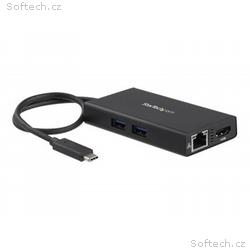 StarTech.com USB-C Multiport Adapter, USB-C Travel