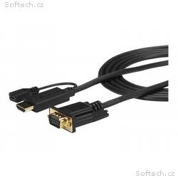 StarTech.com HDMI to VGA Cable - 6ft 2m - 1080p - 