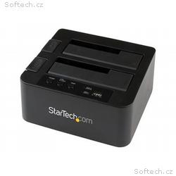 StarTech.com Dual Bay Hard Drive Duplicator, Stand