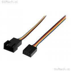 StarTech 12in 4 Pin Fan Power Extension Cable - M,