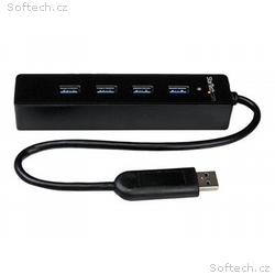 StarTech.com 4-Port USB 3.0 Hub with Built-in Cabl
