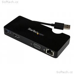StarTech.com USB 3.0 to HDMI or VGA Adapter Dock -