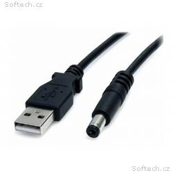 StarTech.com 3 ft USB to Type M Barrel 5V DC Power