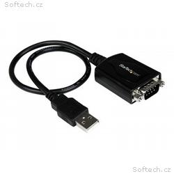 StarTech.com 1 ft USB to RS232 Serial DB9 Adapter 