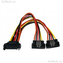 StarTech.com 6in Latching SATA Power Y Splitter Ca